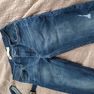 Boys Levi's 501 skinny distressed jeans
